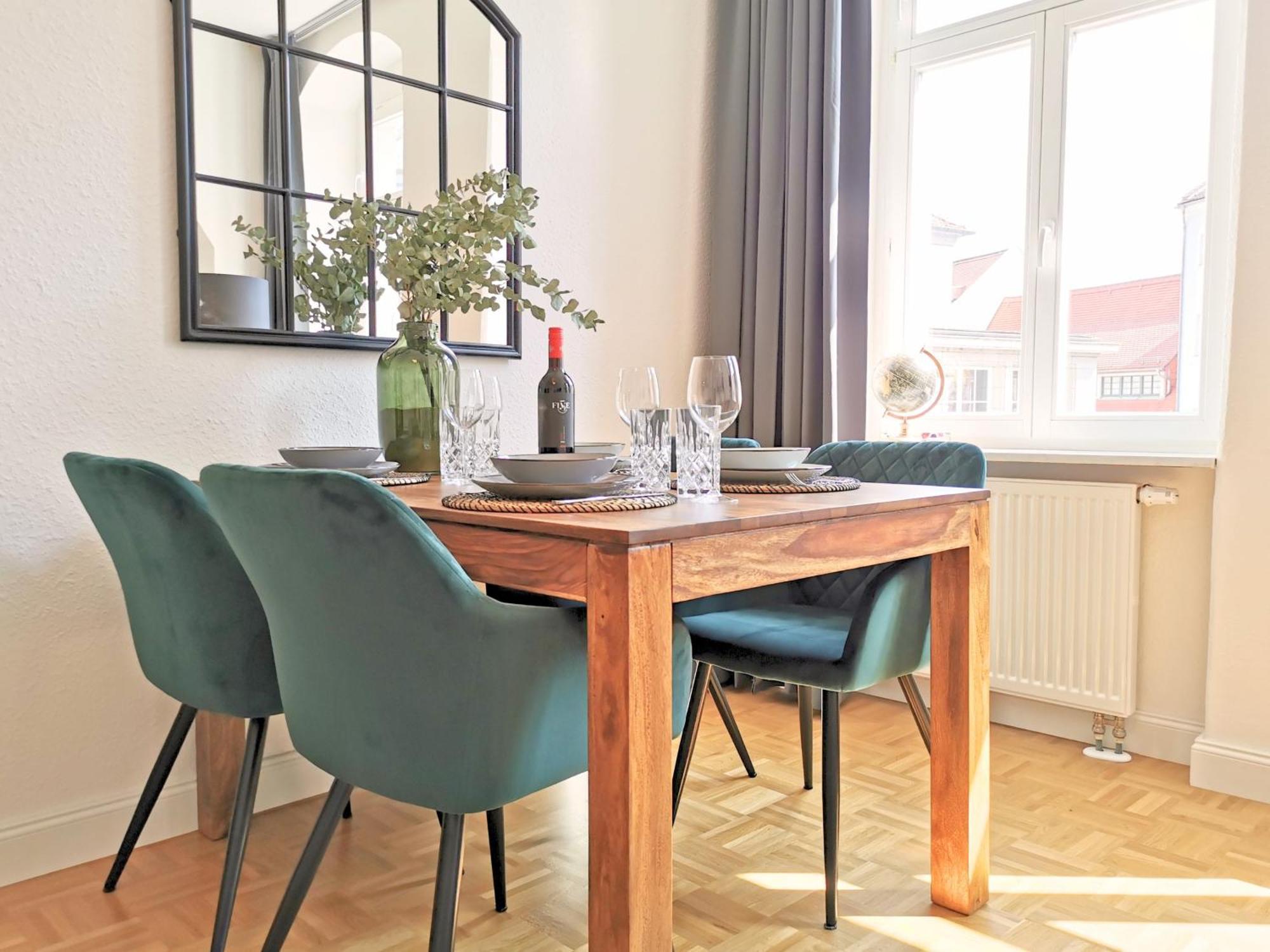 Fynbos Apartments Theaterblick, Historisch & Stilvoll, Parkplatz Meissen Bilik gambar